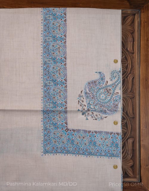 Pashmina Soft Kalamkari - 0536-C2